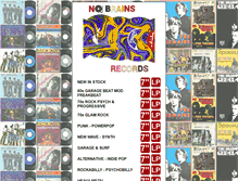 Tablet Screenshot of nobrainsrecords.nl